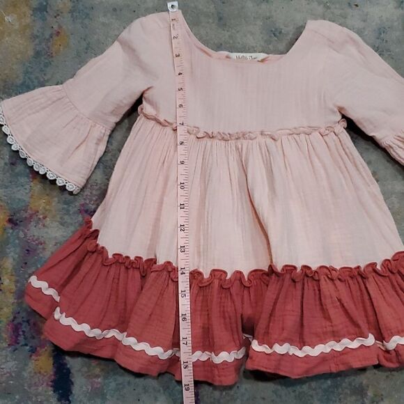Matilda Jane Forever and Ever Dress in Pink Twirl Size 2 - Picture 10 of 14